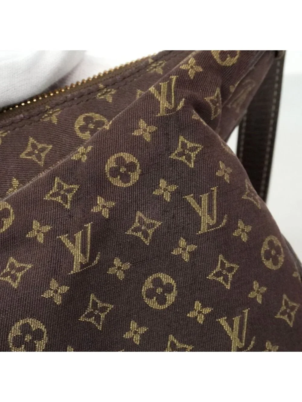 Louis Vuitton Shoulder Bag Monogram Mini Lin Boulogne Ebene
